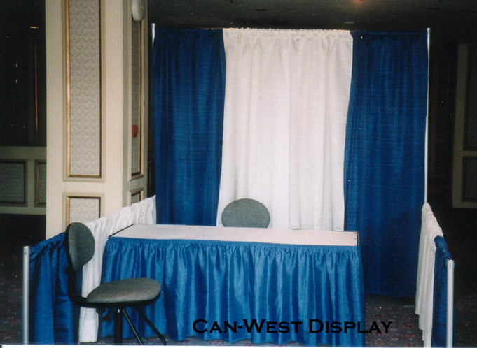 Draped Booths